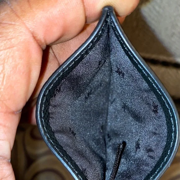 Michael Kors Black Textured Card Holder unisex - Picture 4 of 4